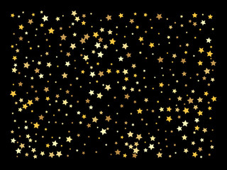 Vector background with gold stars