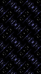 Ornate geometric pattern and abstract colored background