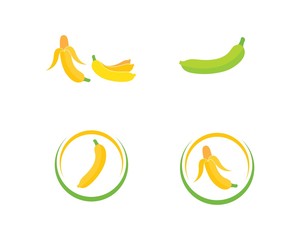 Banana logo vector