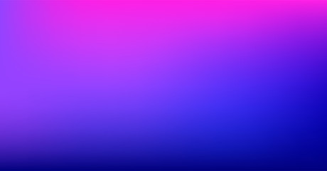 Purple Blue Gradient Vibrant Dreamy Vector Background. Sunrise, Sunset, Sky, Water Color Overlay Neon Design Element. Luxury Trendy Holograph Defocused Texture. Digital Funky Cool Tech Gradient Paper.
