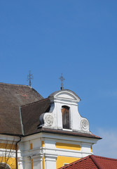 Fototapeta premium dutch gable at baroque church in southern germany