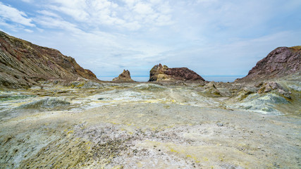 volcanic crater,white island,new zealand 12