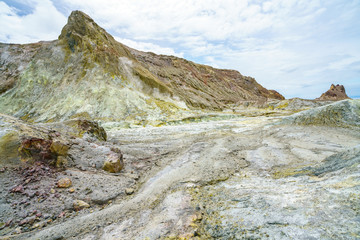 Smoke,volcanic crater,white island,new zealand 40