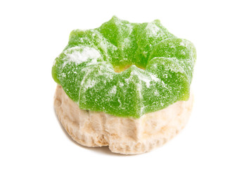 fruit jelly marshmallow isolated