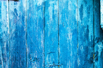 Fototapeta na wymiar blue wood background texture