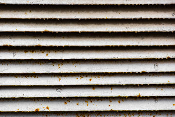 Rusty metal grill