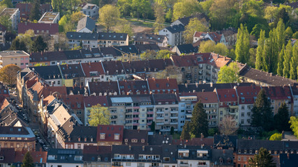 aerial view of karlsruhe