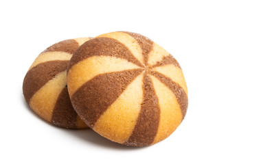 striped cookies isolated