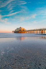 Obraz premium Beligum pier located in the city of Blankenberge