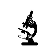 Simple Illustration of  Microscope Icon