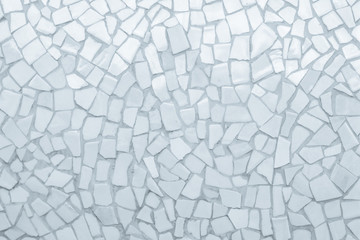 Broken tiles mosaic seamless pattern.
