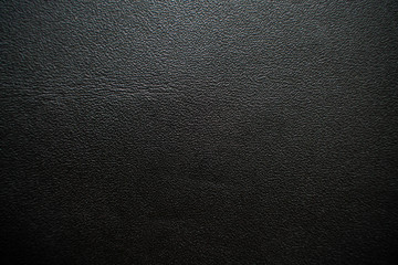 Abstract black genuine fullgrain leather background