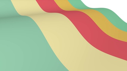 soft waving striped fabric abstract lines illustration background new art colorful cool nice 3D rendering beautiful 4k artistic stock image