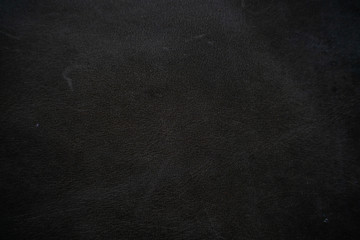 Abstract black genuine fullgrain leather background