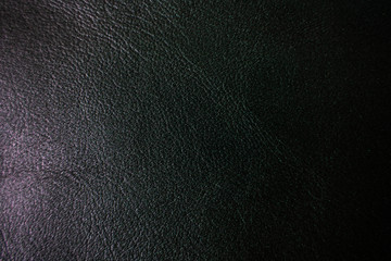 Abstract black genuine fullgrain leather background