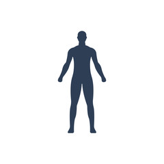 Simple Illustration of Human Body Icon