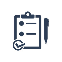 Simple Illustration of  Checklist Icon