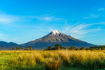 cone volcano mount taranaki, new zealand 9