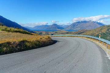 on the road to remarkables ski area at lake wakatipu, queenstown, new zealand 6