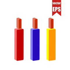 Electric cable icon.Isometric and 3D view.