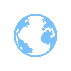 Simple Illustration of global Icon