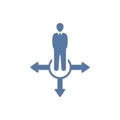 Businessman Choice Icon