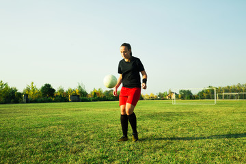 Female soccer player