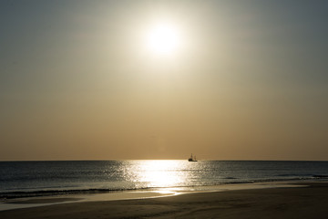 Wattenmeer Nordsee Amrum Abenddämmerung
