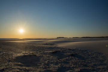 Wattenmeer Nordsee Amrum Abenddämmerung