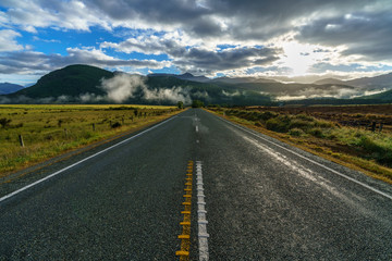 on the road to milford sound, southland, new zealand 3