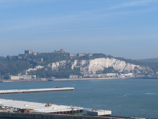 Dover Castle und Kreisefelsen