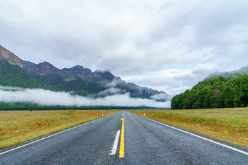 on the road to milford sound, southland, new zealand 31