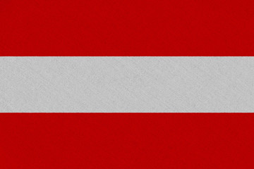 Obraz premium austria fabric flag