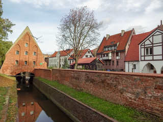 Fototapeta premium Beautiful architecture of Gdansk, Poland