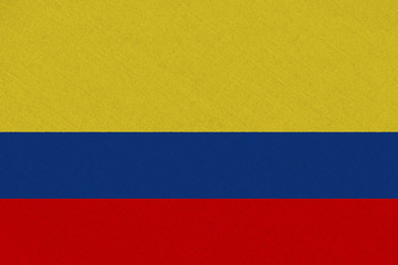 colombia fabric flag