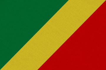Congo fabric flag
