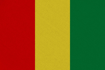 Guinea fabric flag