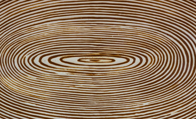 Background of old pottery with molds of mint 