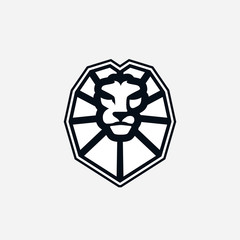 Lion Head Logo Vector