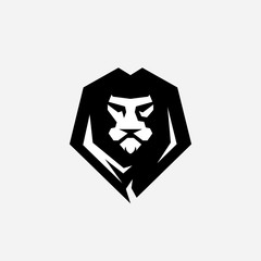 Lion Head Logo Vector