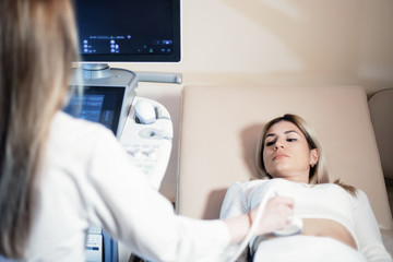 Female blonde patient.