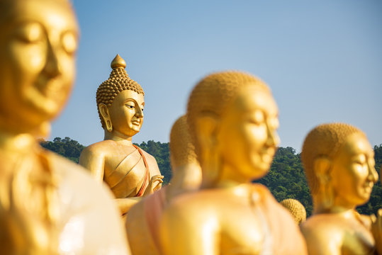 Buddha image used as amulets of Buddhism religion