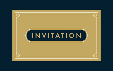 Decorative Invitation & Business Card (Live Stroke Path)