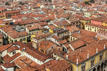 Fototapeta na wymiar Top view of Verona