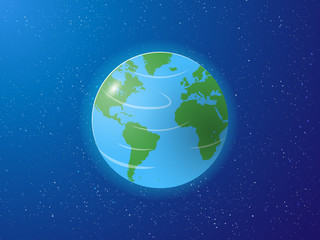 Earth Globe Terra Illustration Icon