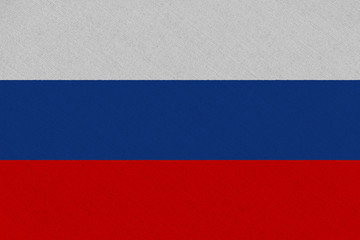 russia fabric flag