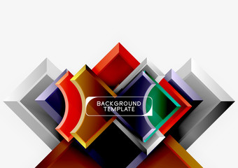Modern geometrical abstract background