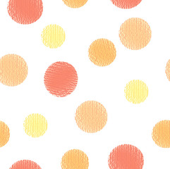 seamless pattern with colorful circles