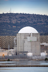 Nuclear power plant in the center of Spain