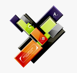 Square geometric composition